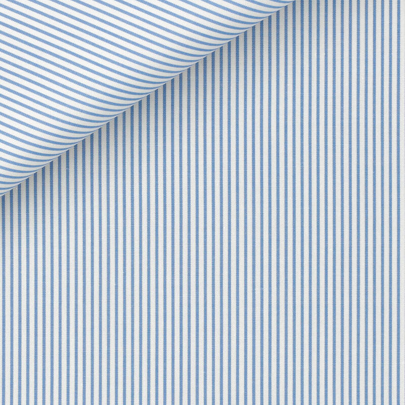 Poplin Stripes Blue