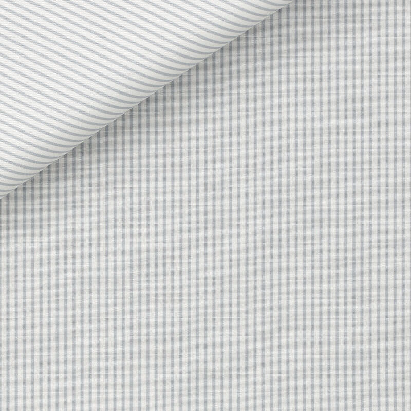 Poplin Stripes Grey