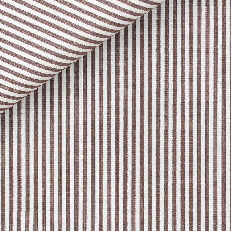 Poplin Stripes Brown