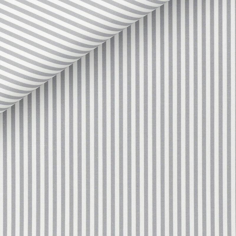 Poplin Stripes Grey