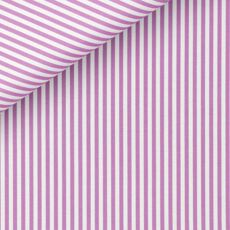 Poplin Stripes Mauve