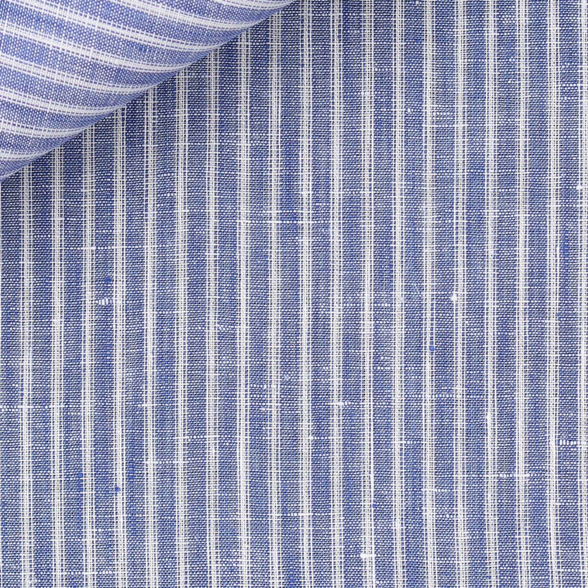 Linen Stripes Blue
