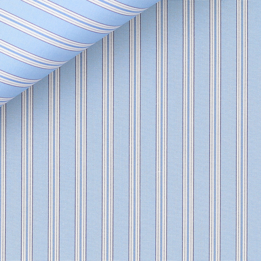 Poplin Stripes Blue