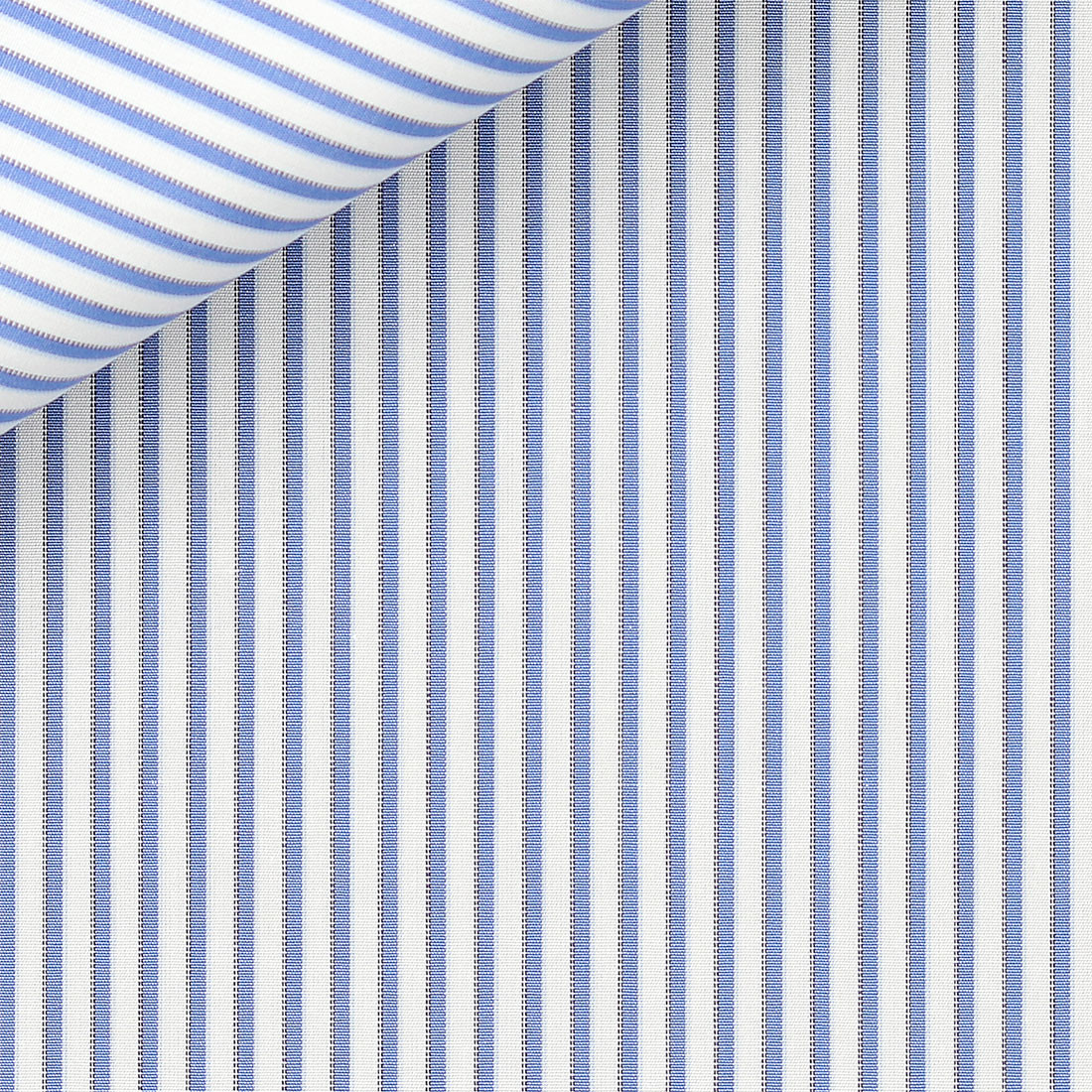 Poplin Stripes Blue