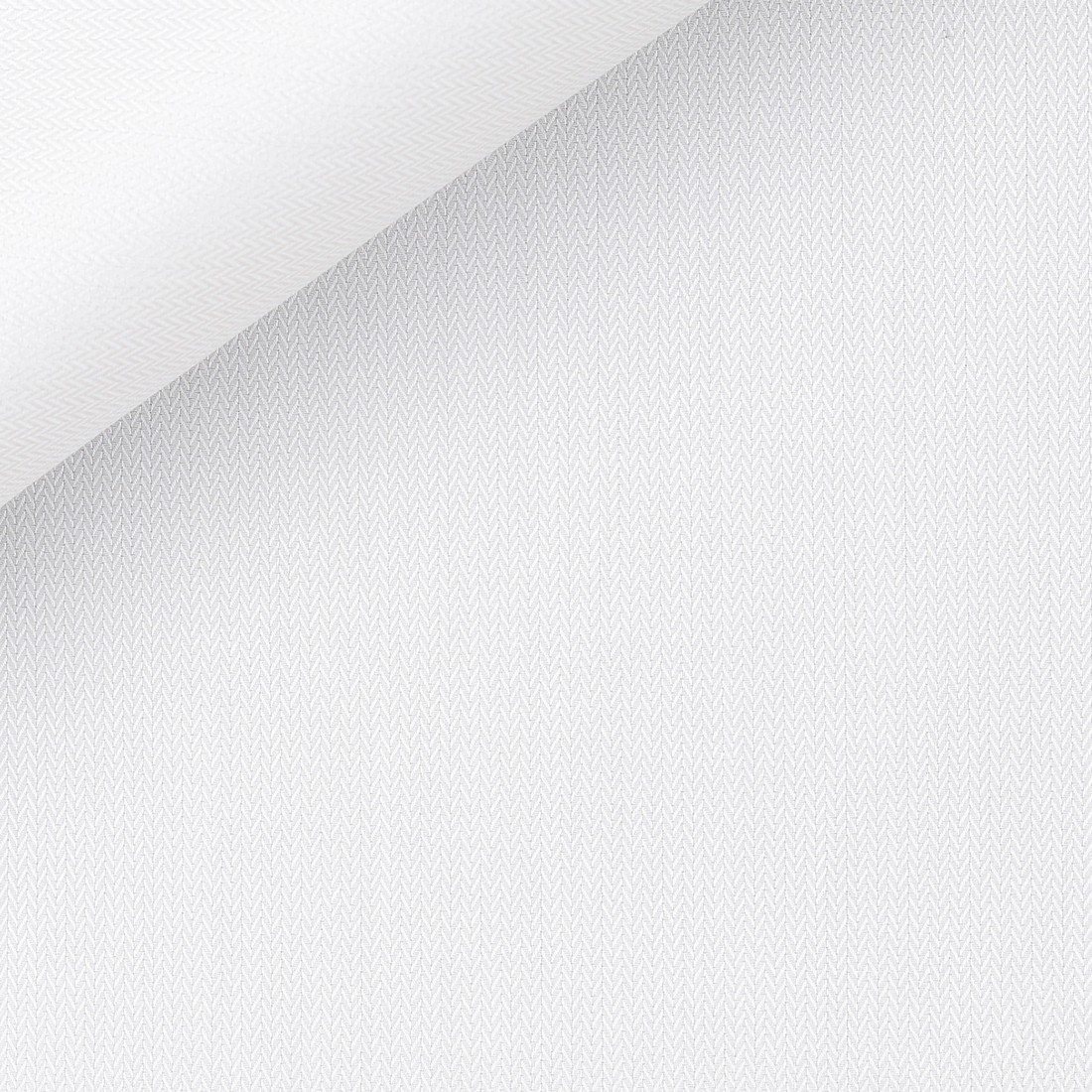 Herringbone Plain White