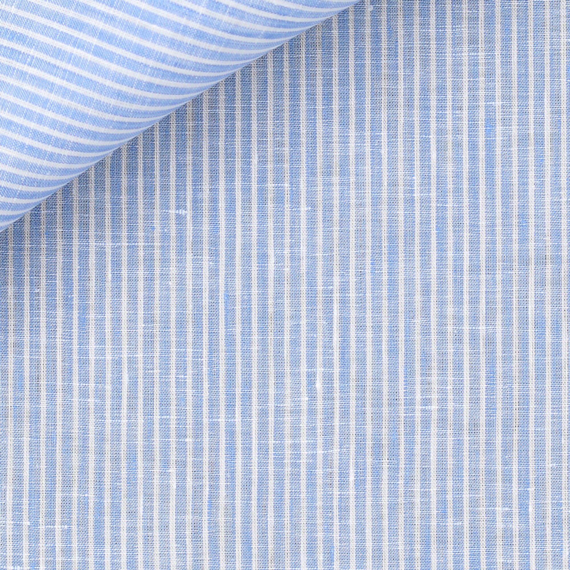 Linen Stripes Blue