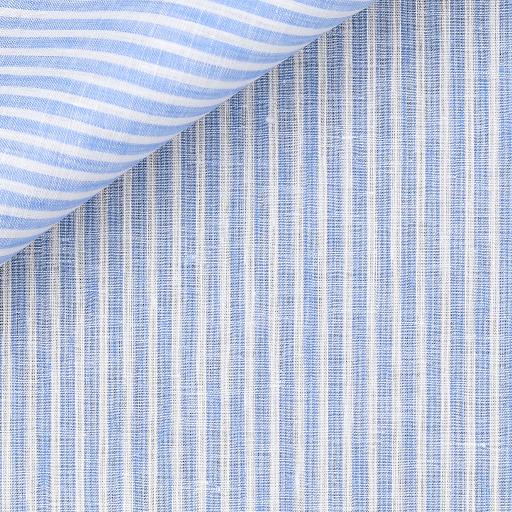 Linen Stripes Blue