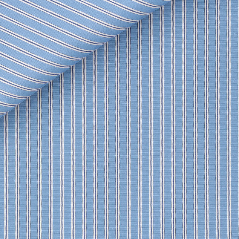 Poplin Stripes Blue