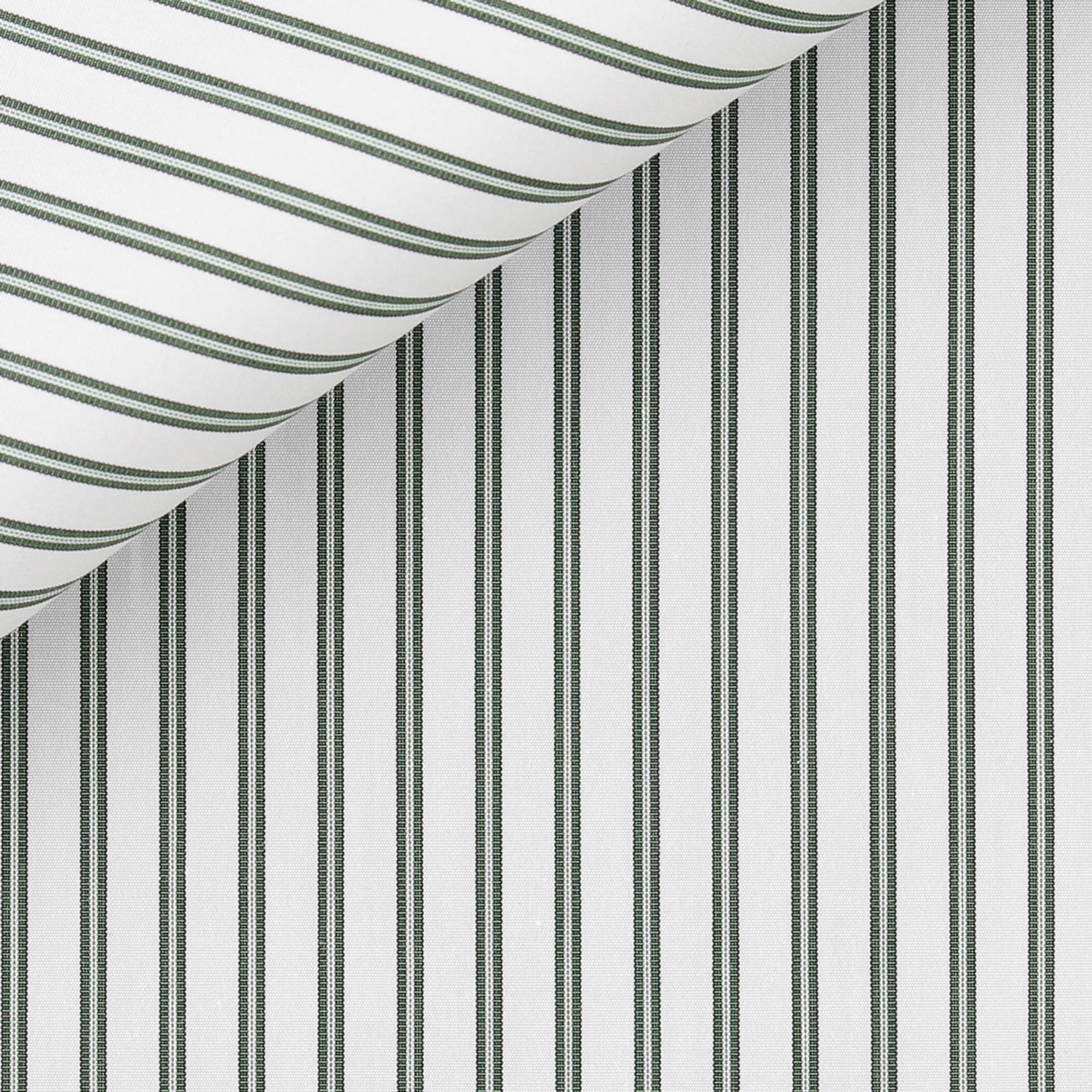 Poplin Stripes Green