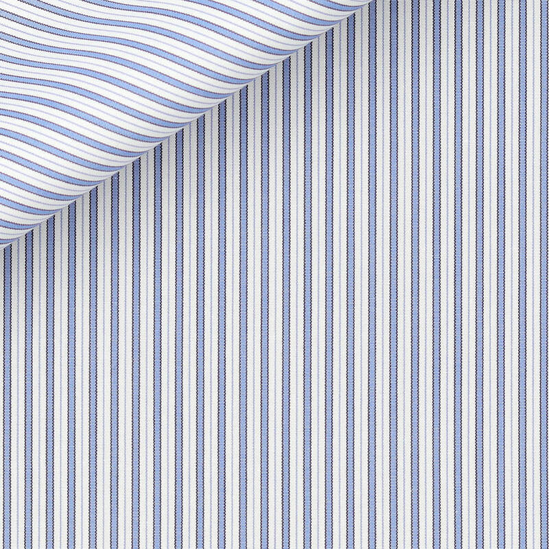 Poplin Stripes Blue