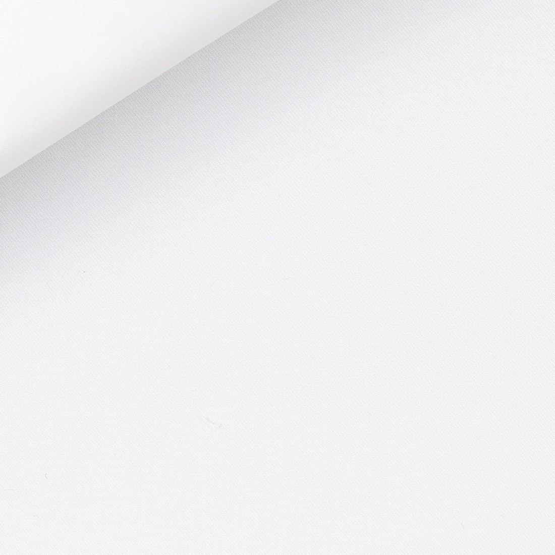 Gabardine Plain White