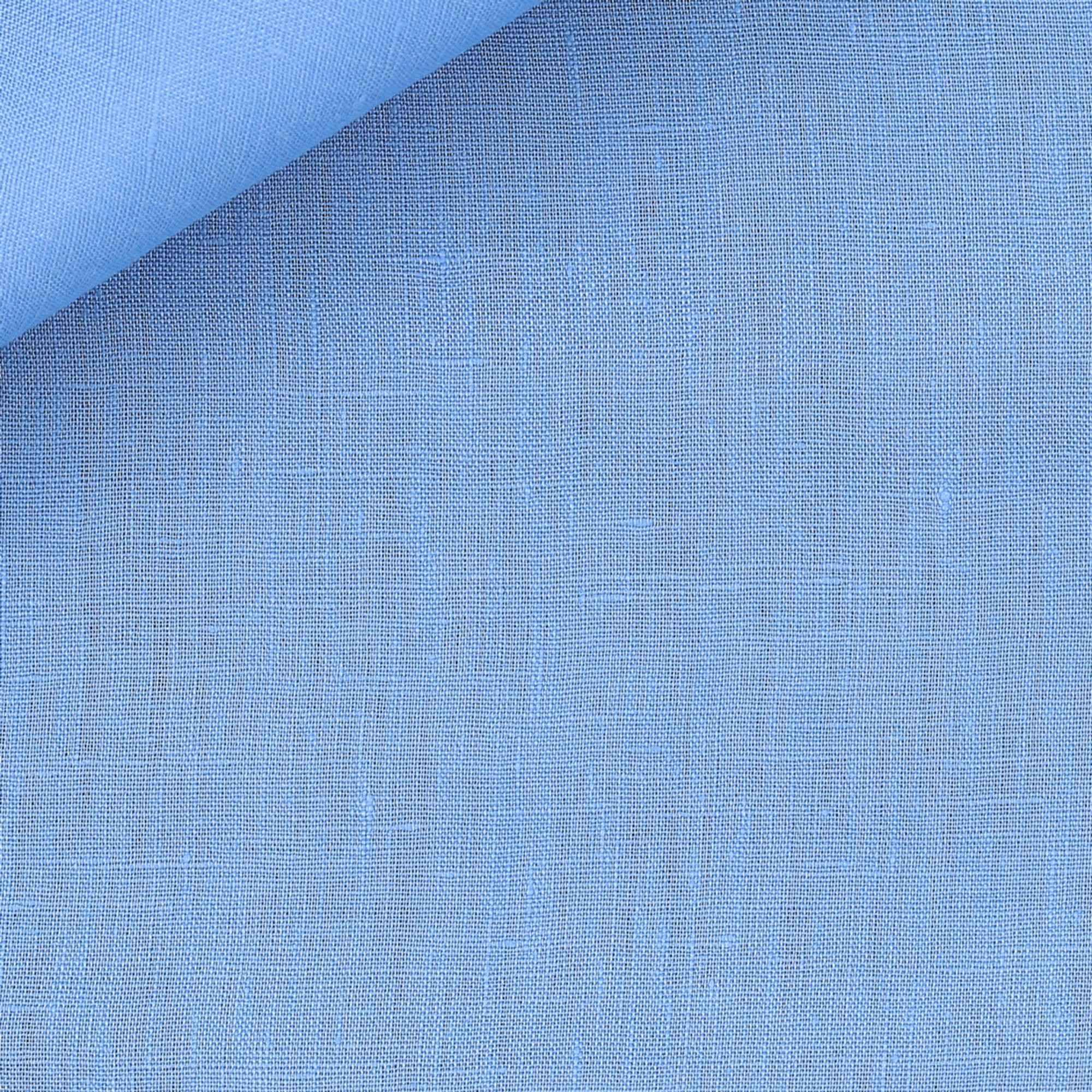 Linen Plain Blue