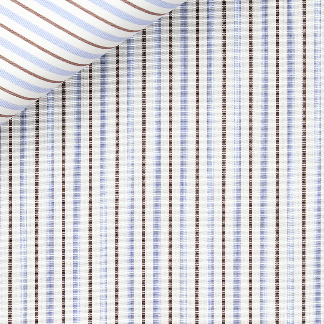 Poplin Stripes Brown