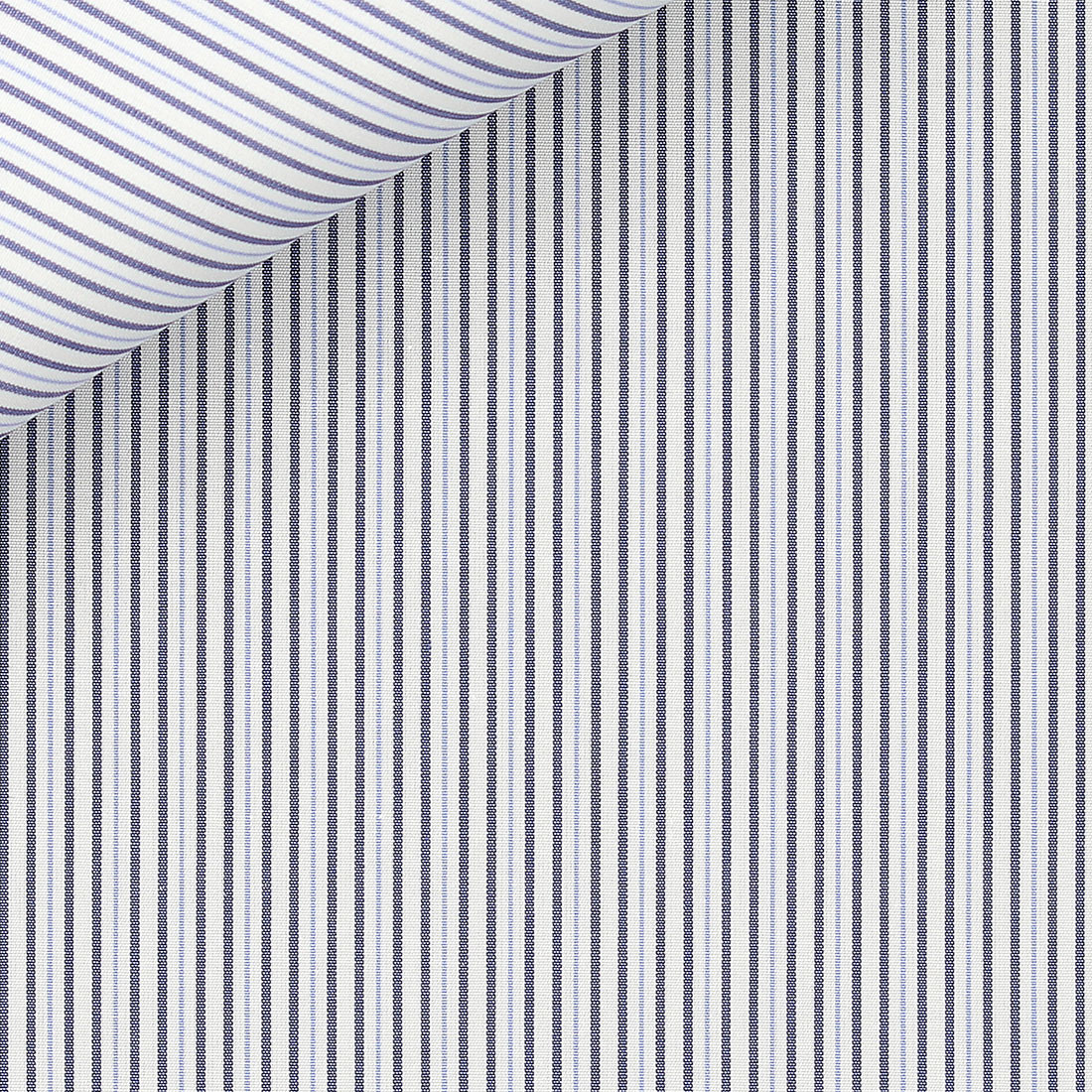 Poplin Stripes Blue