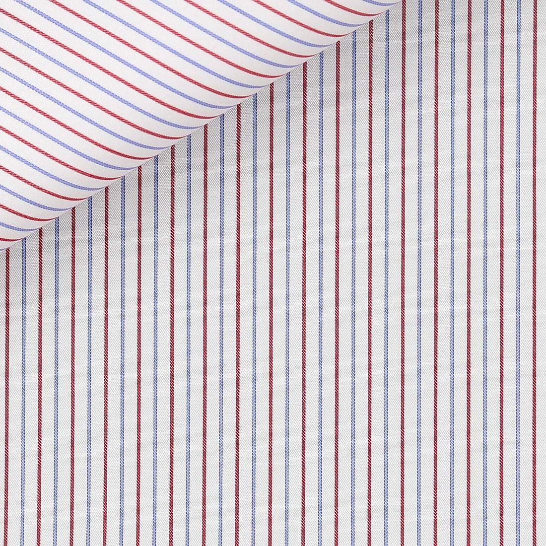 Twill Stripes Red