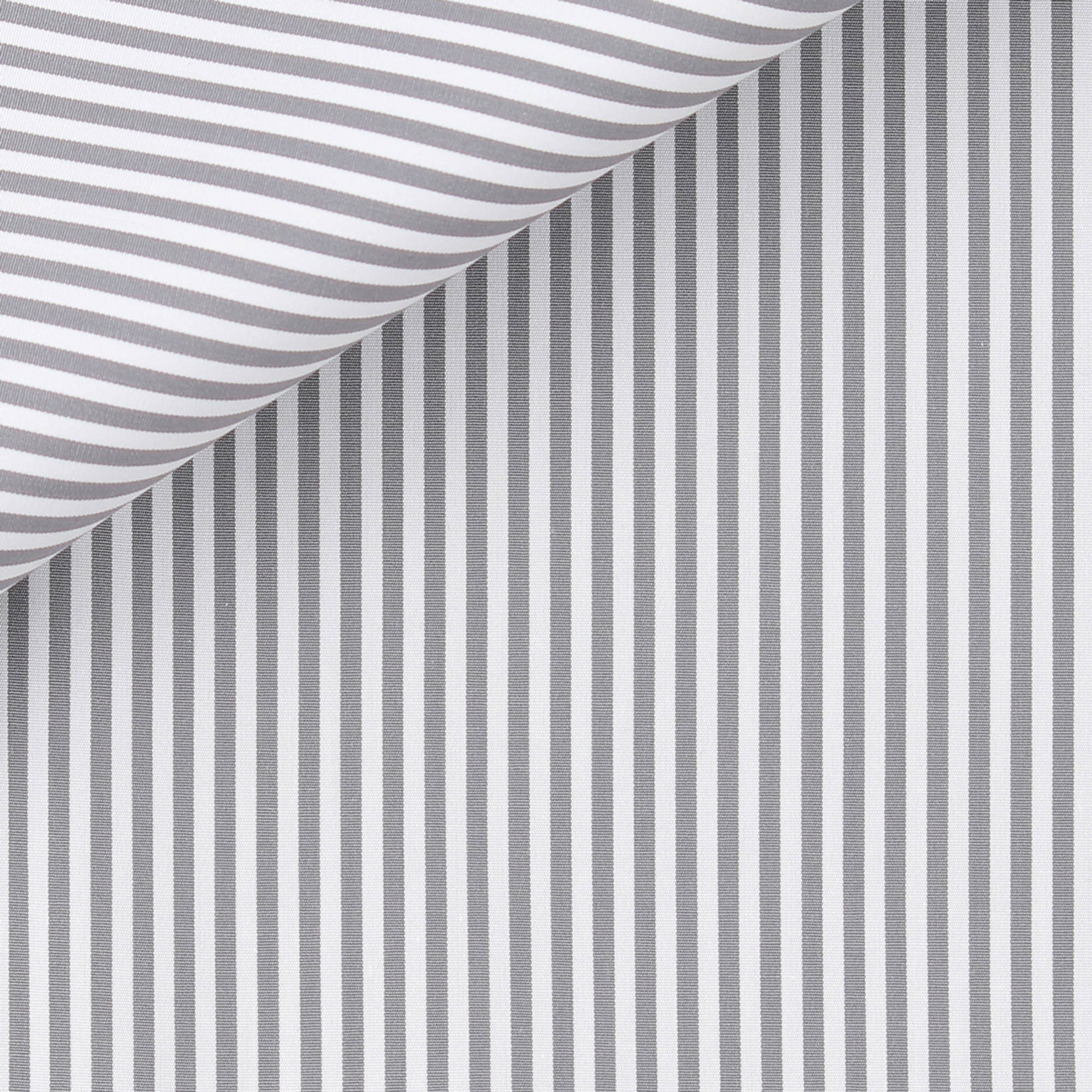 Poplin Stripes Grey