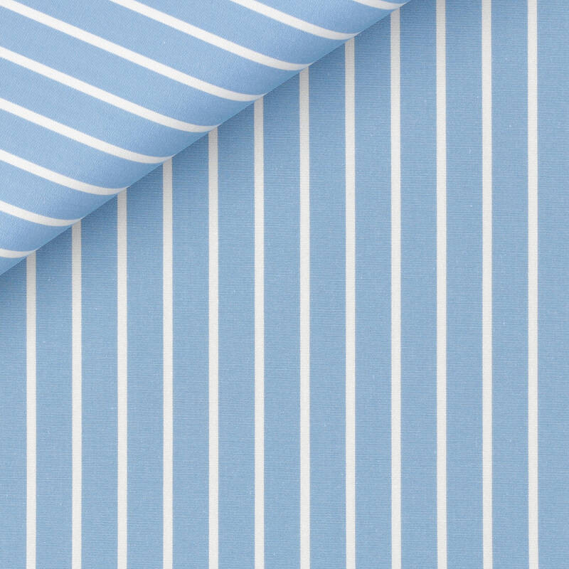Poplin Stripes Blue