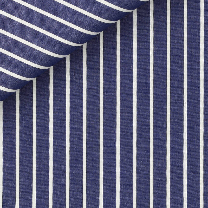 Poplin Stripes Blue