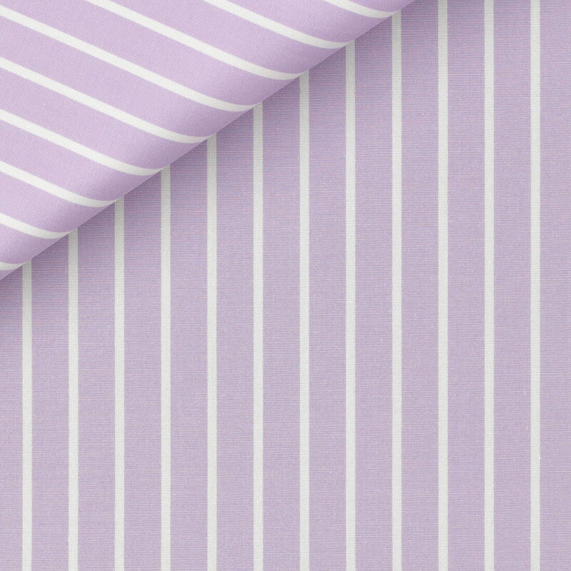 Poplin Stripes Mauve