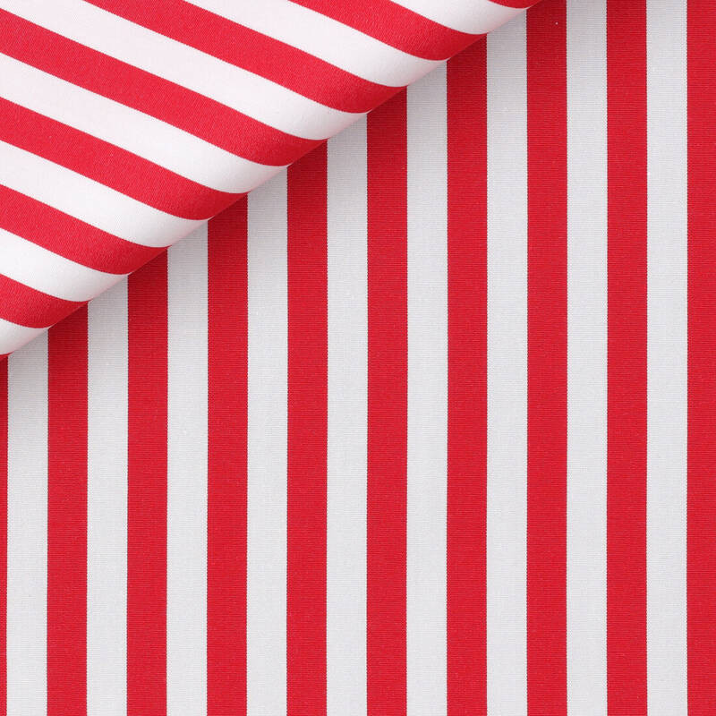 Poplin Stripes Red