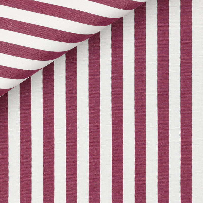 Poplin Stripes Bordeaux
