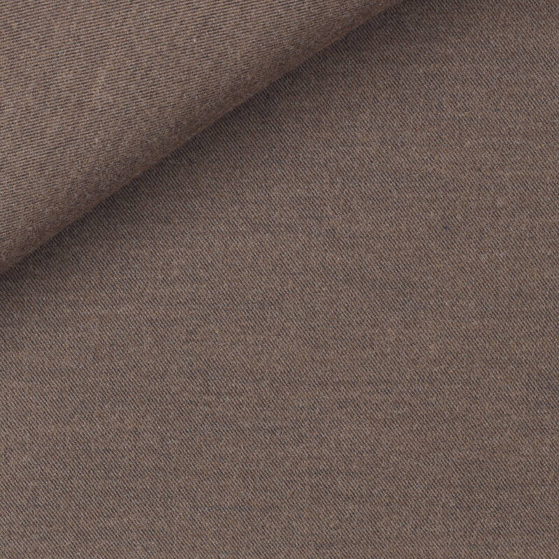 Twill Plain Brown Black