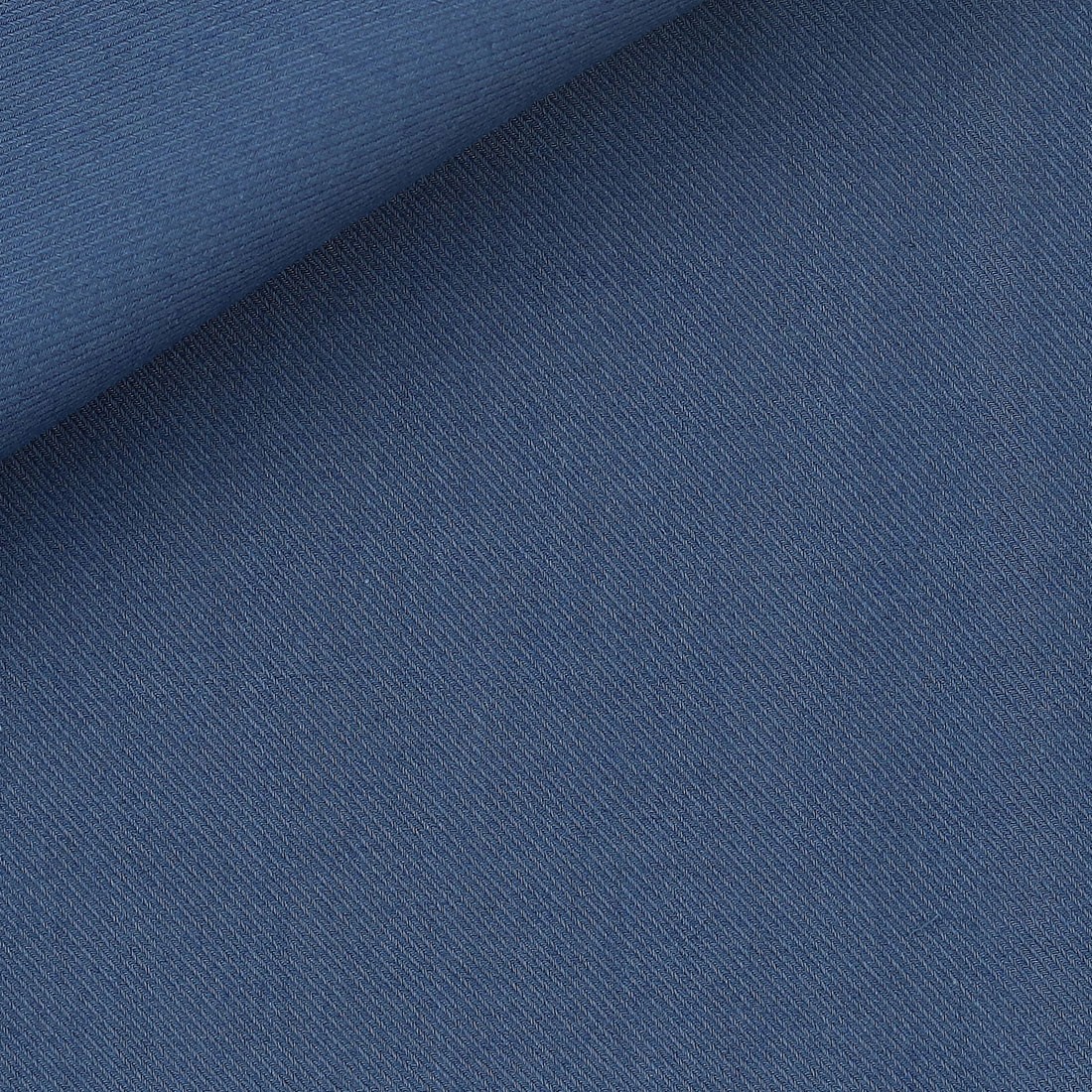 Twill Cashmere Plain Blue