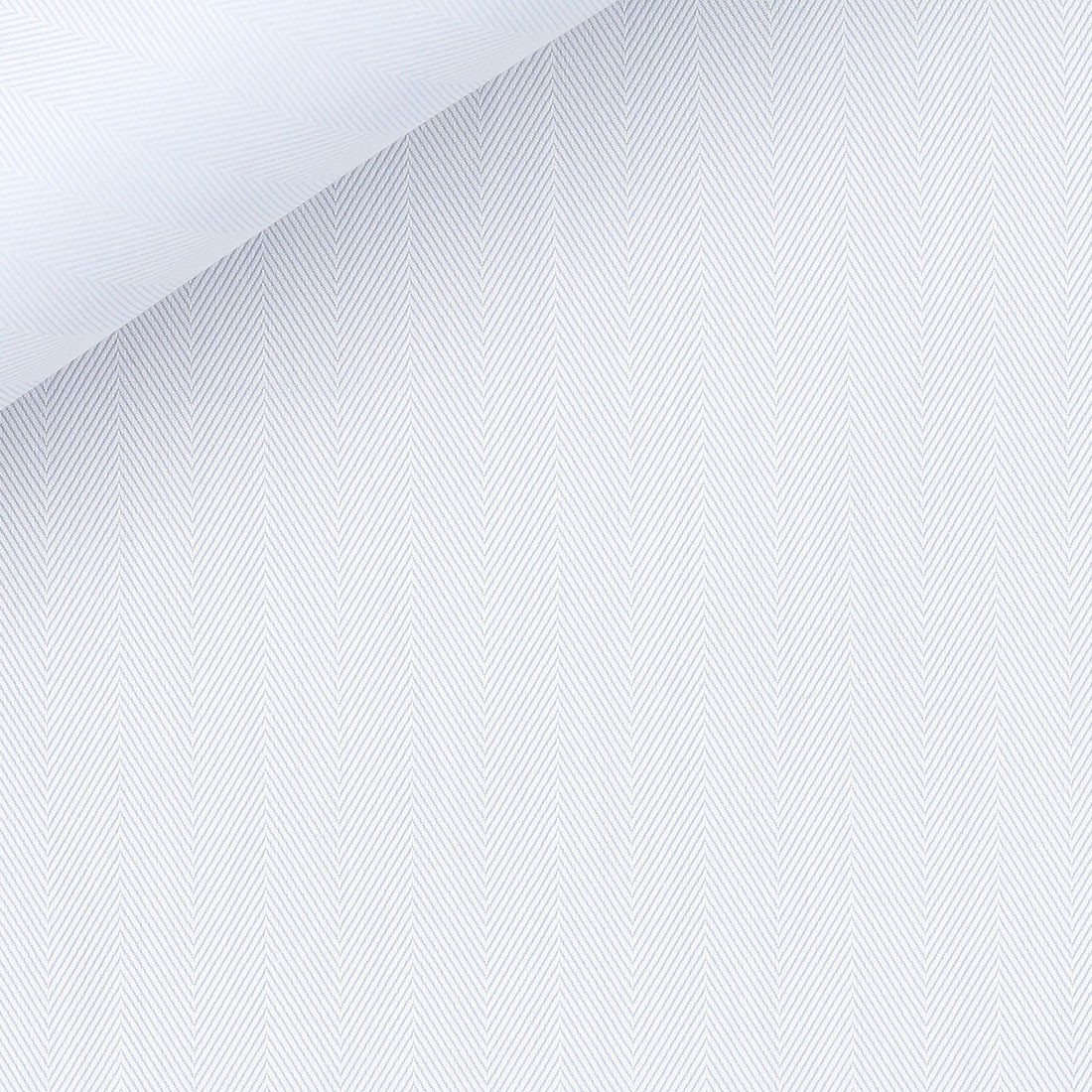 Herringbone Plain Blue