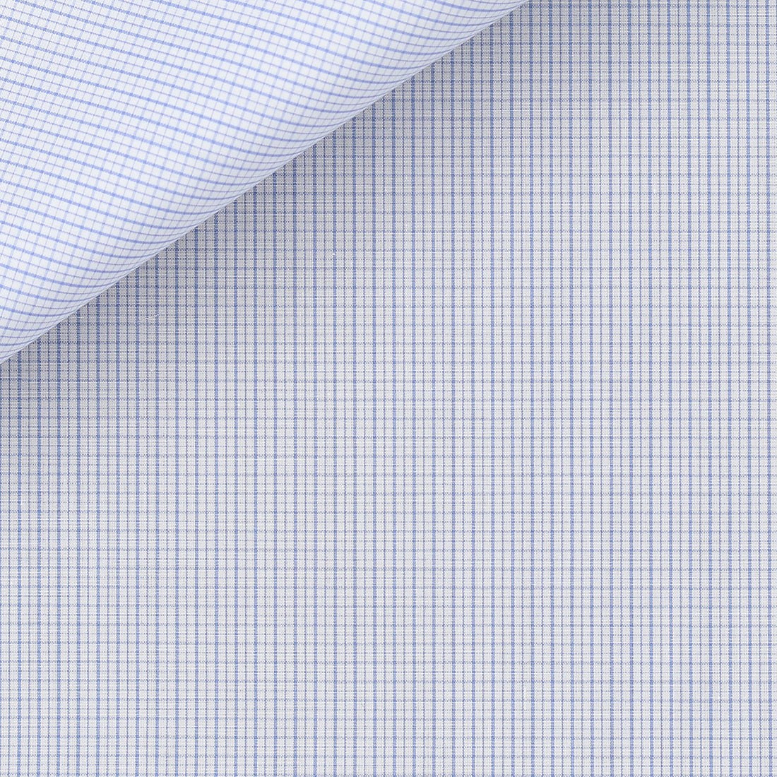 Poplin Check Pattern Blue