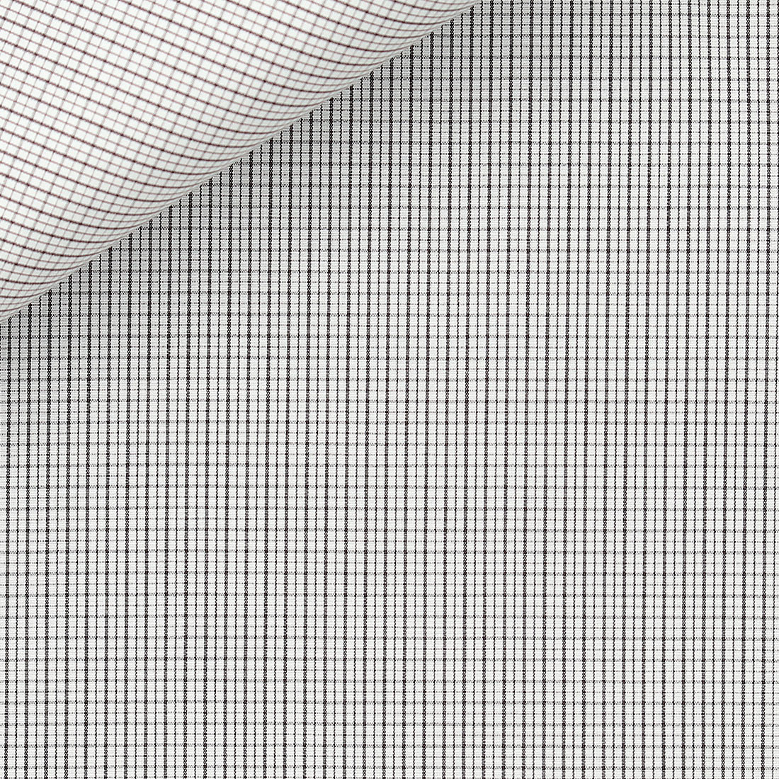 Poplin Check Pattern Black