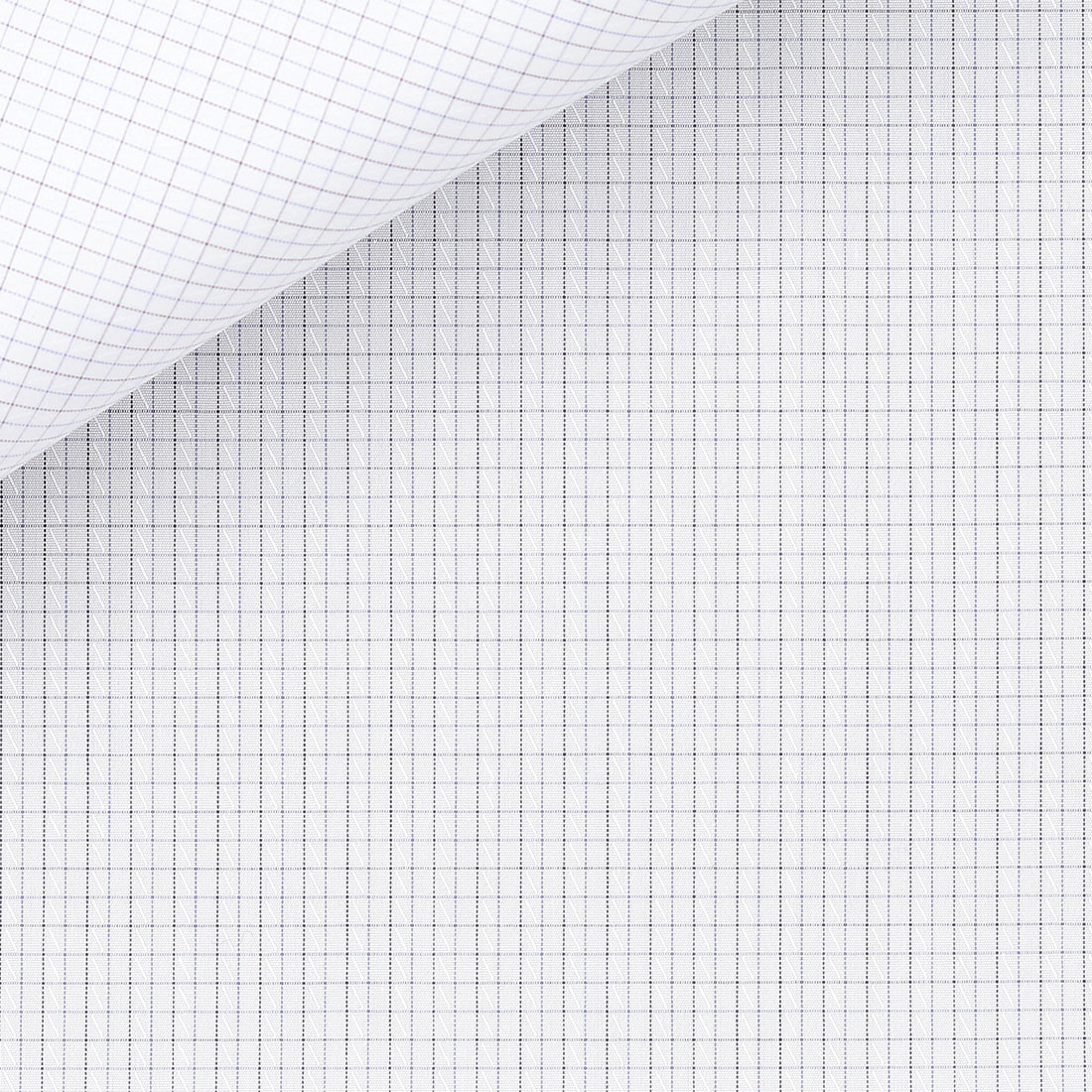 Poplin Check Pattern Blue