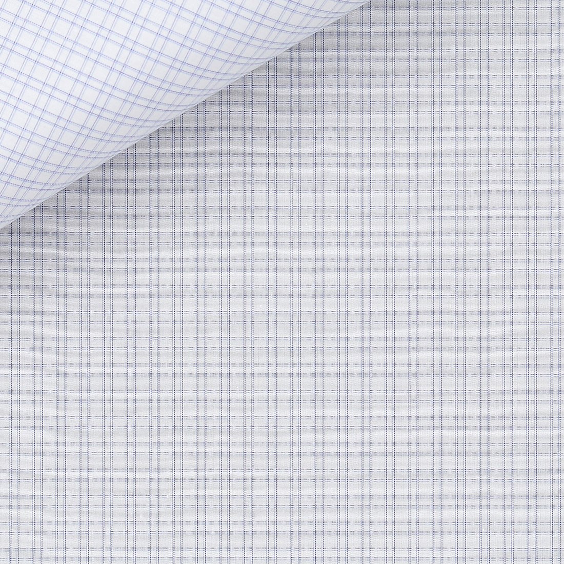 Poplin Check Pattern Blue
