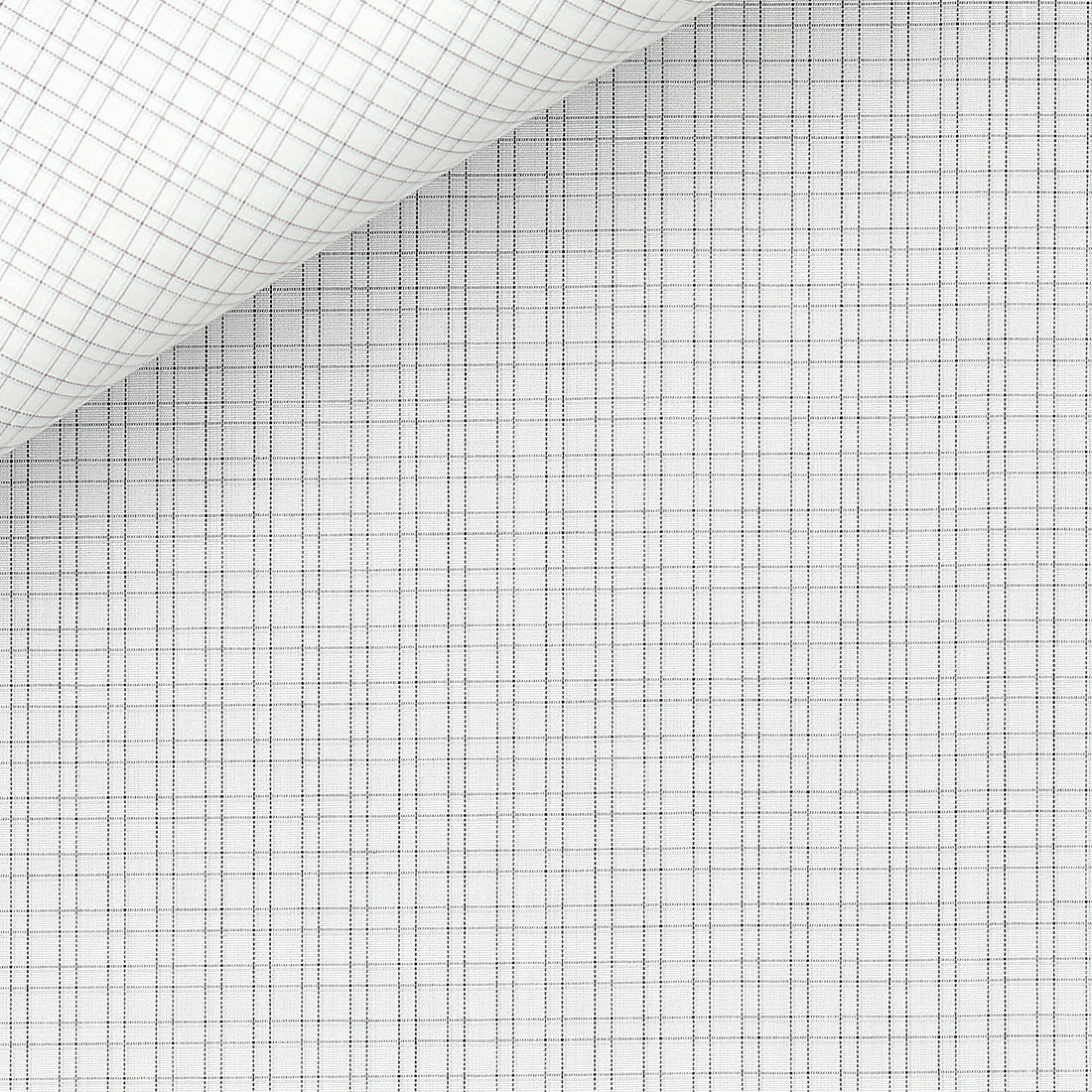 Poplin Check Pattern Grey
