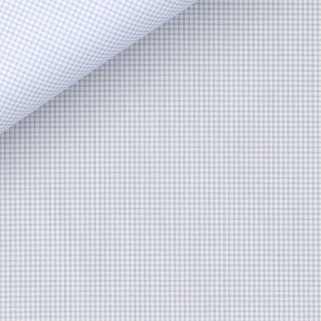 Poplin Check Pattern Blue