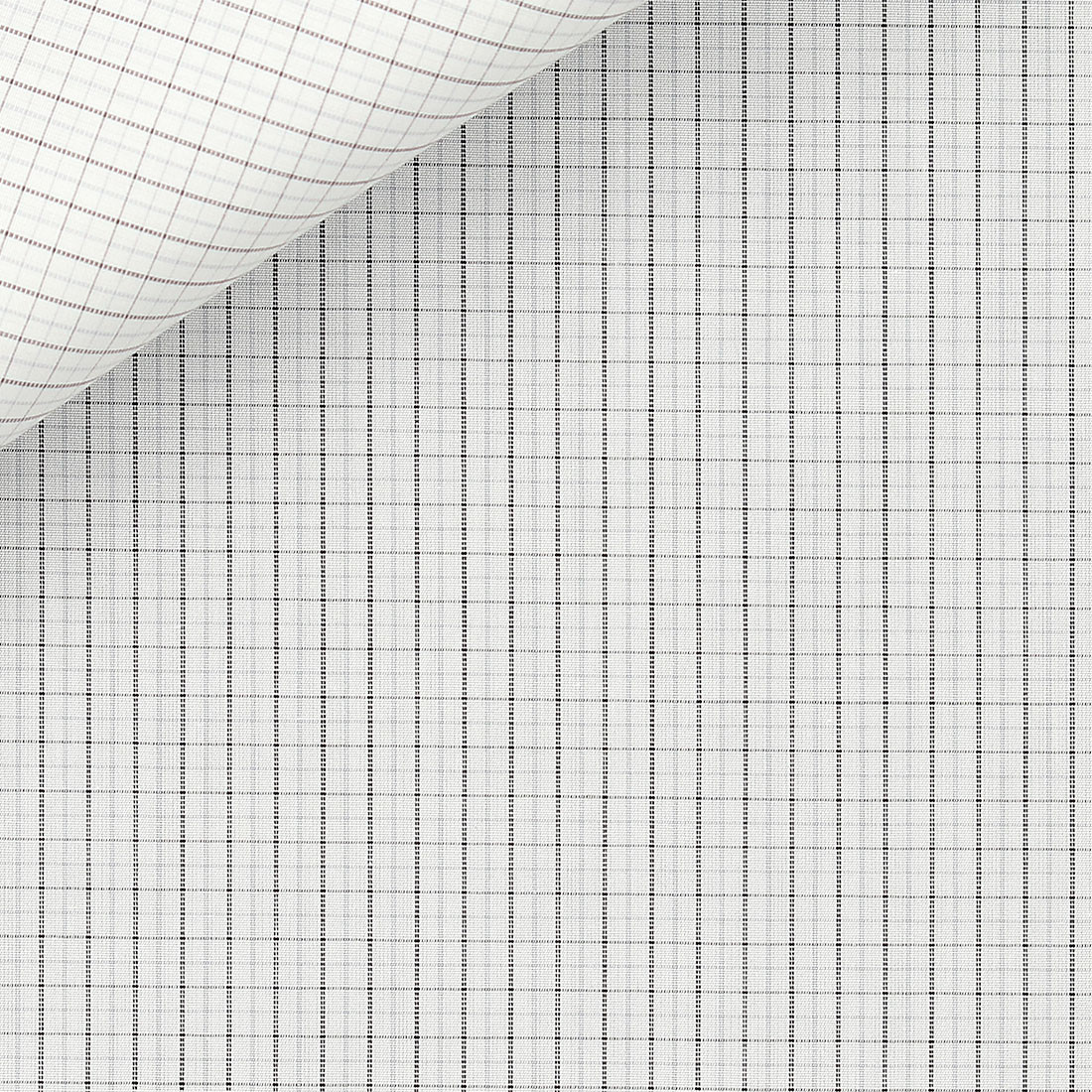 Poplin Check Pattern Grey