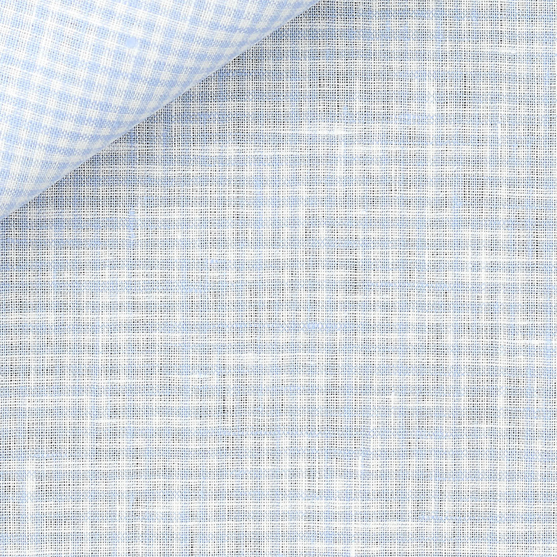 Linen Check Pattern Blue