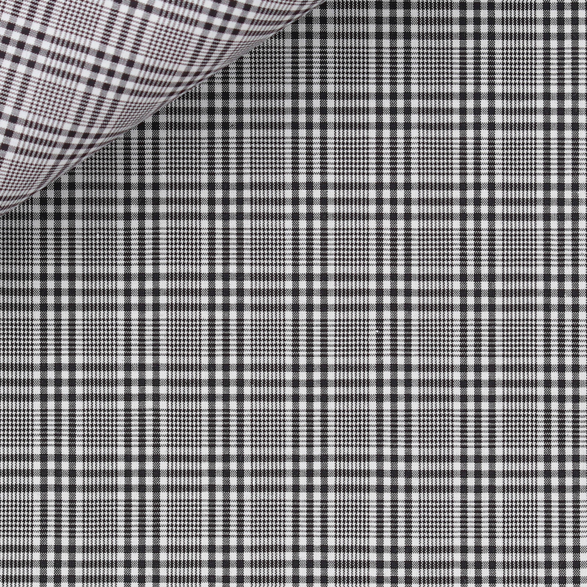 Glencheck Pattern Black