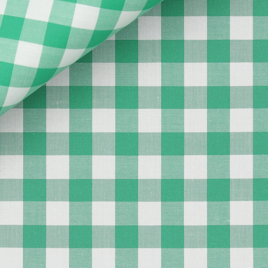 Poplin Check Pattern Green