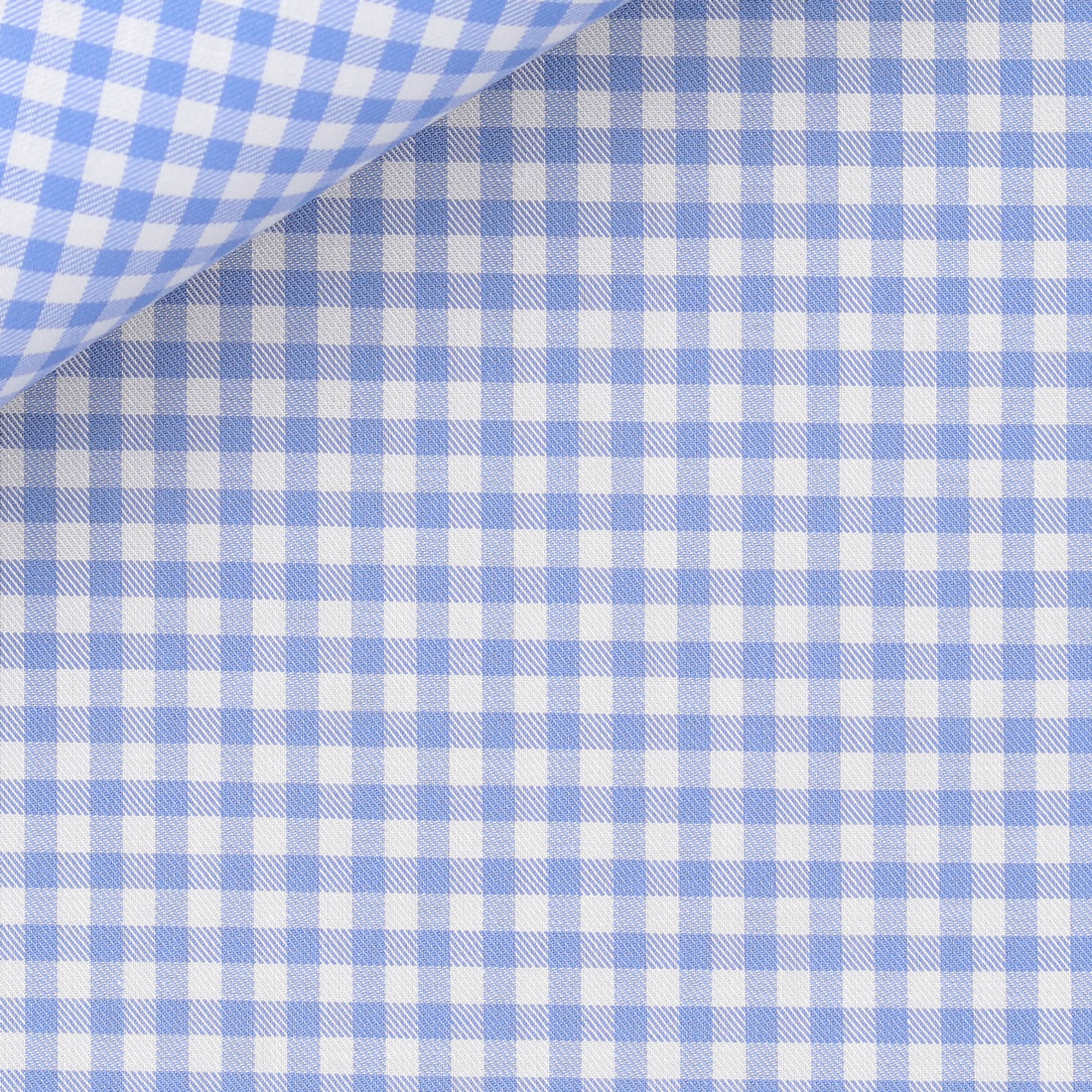 Twill Check Pattern Blue