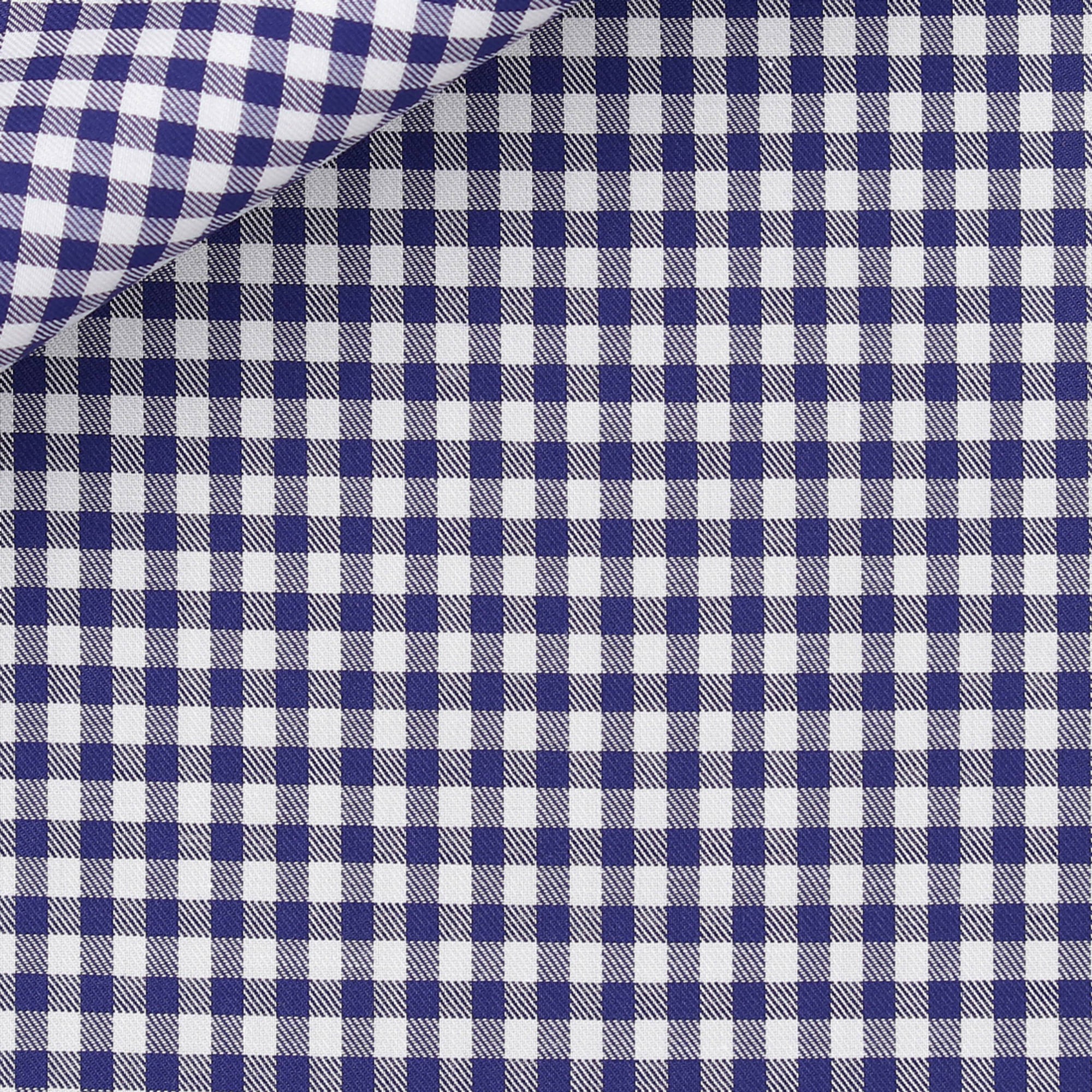 Twill Check Pattern Blue