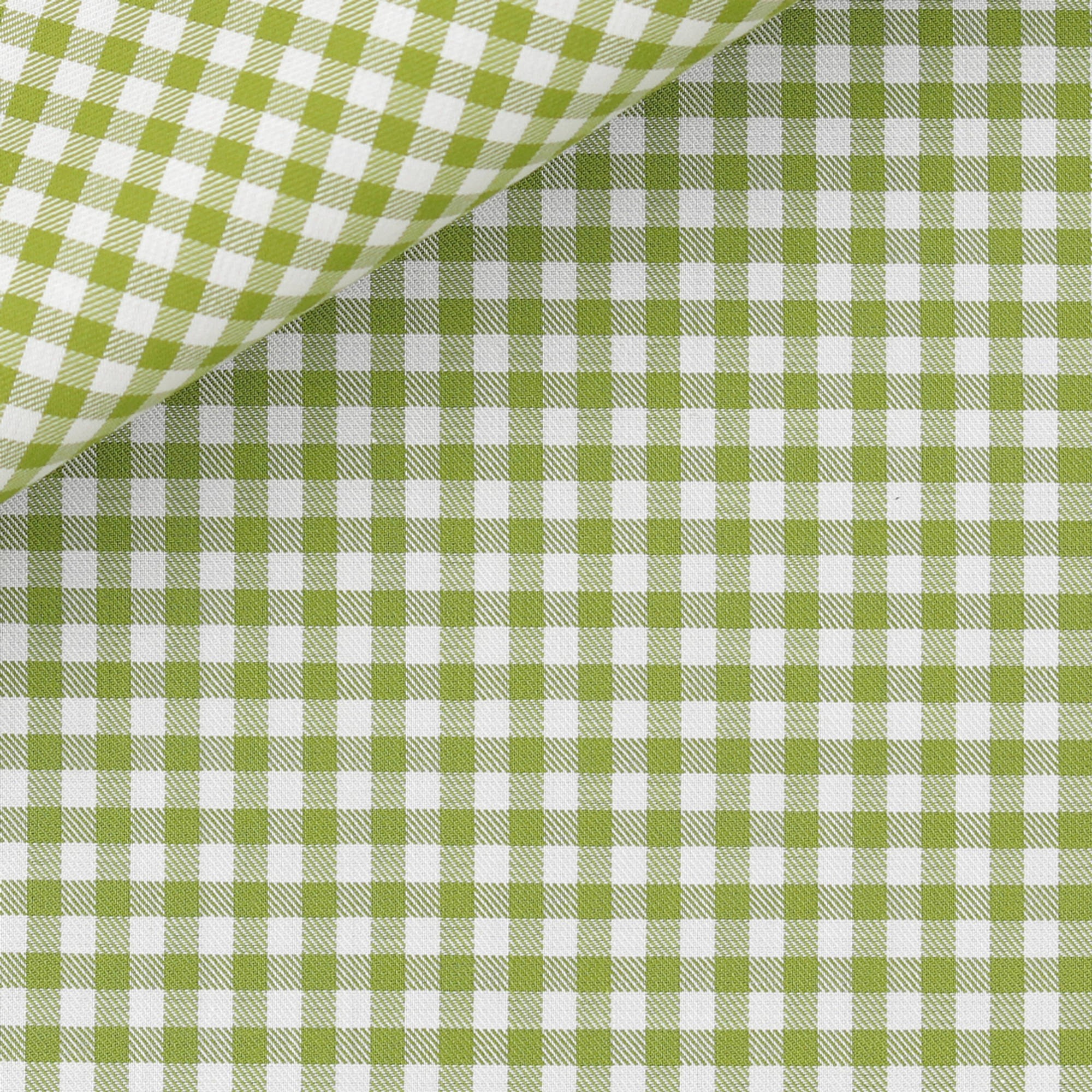 Twill Check Pattern Green