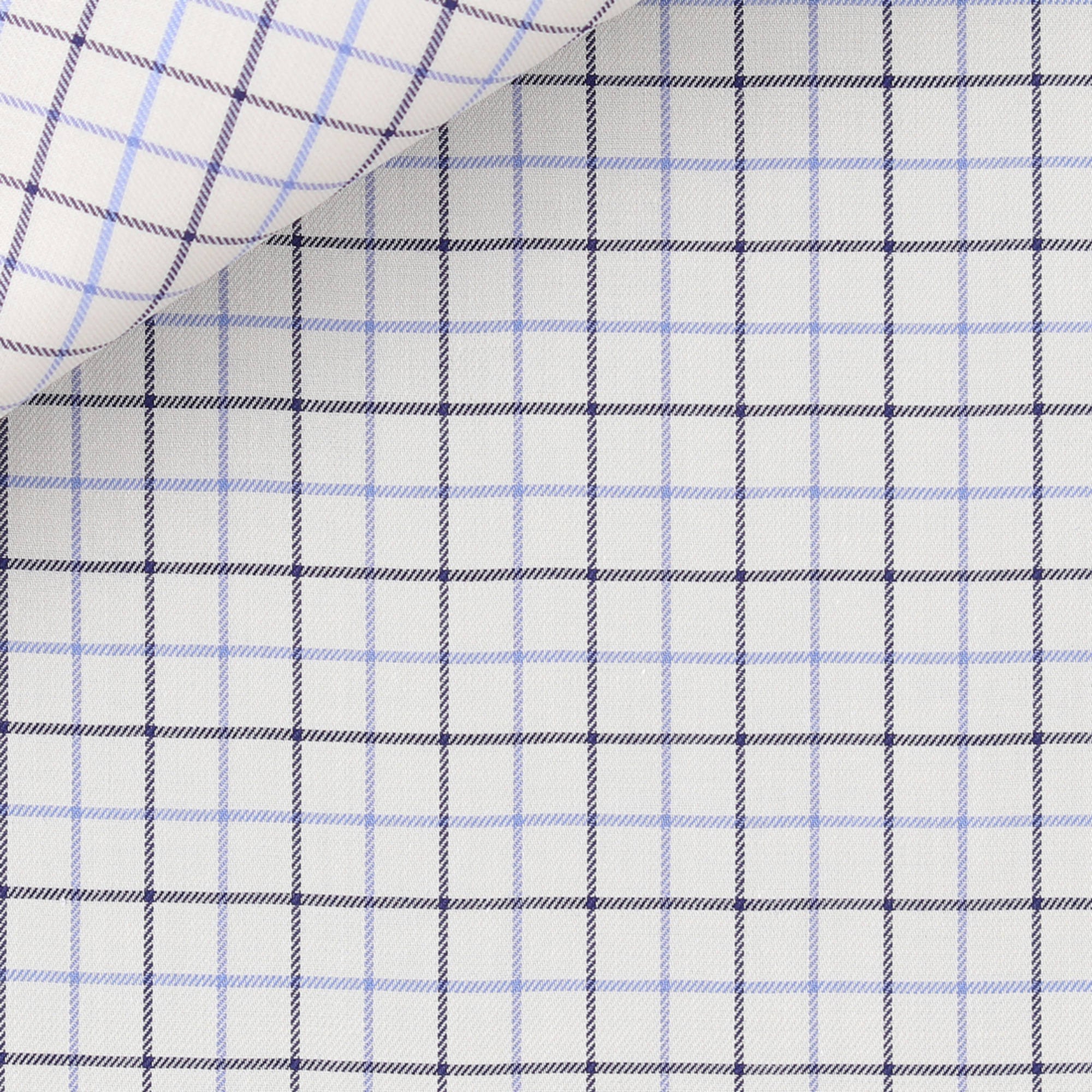 Twill Check Pattern Blue