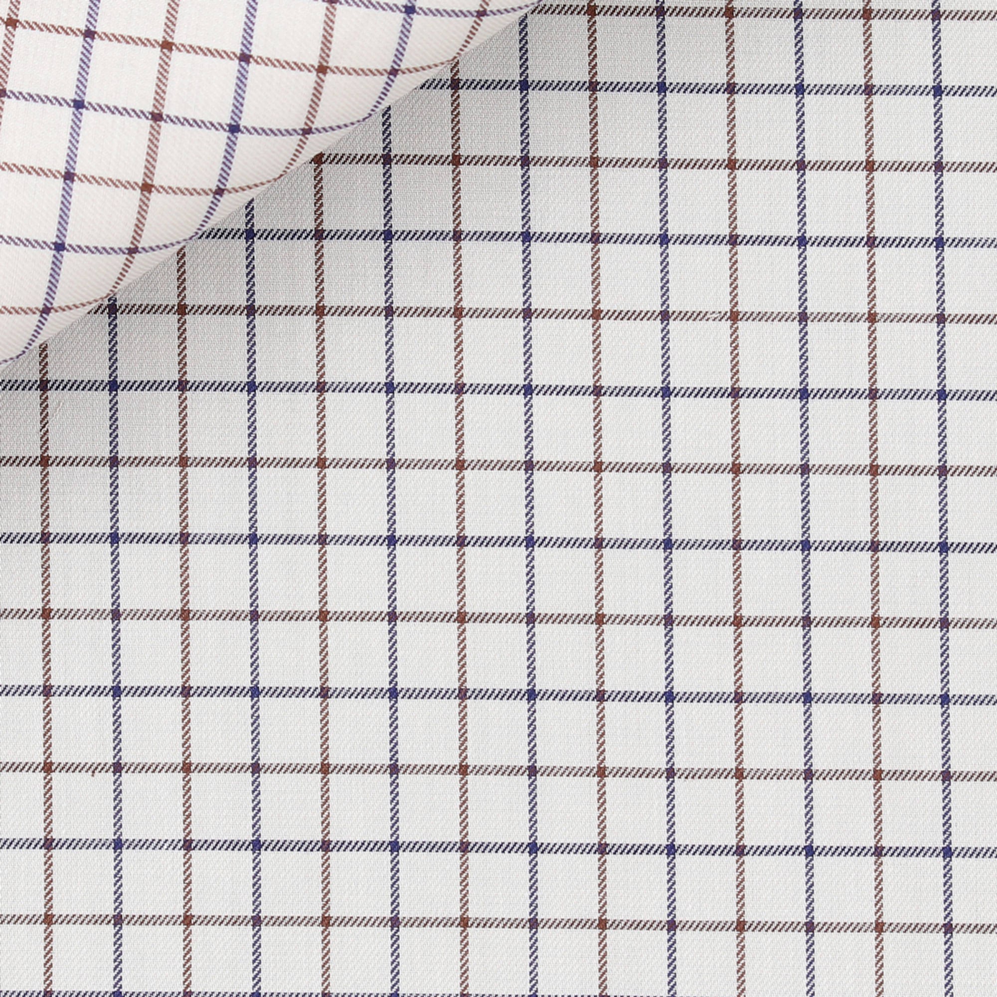 Twill Check Pattern Brown