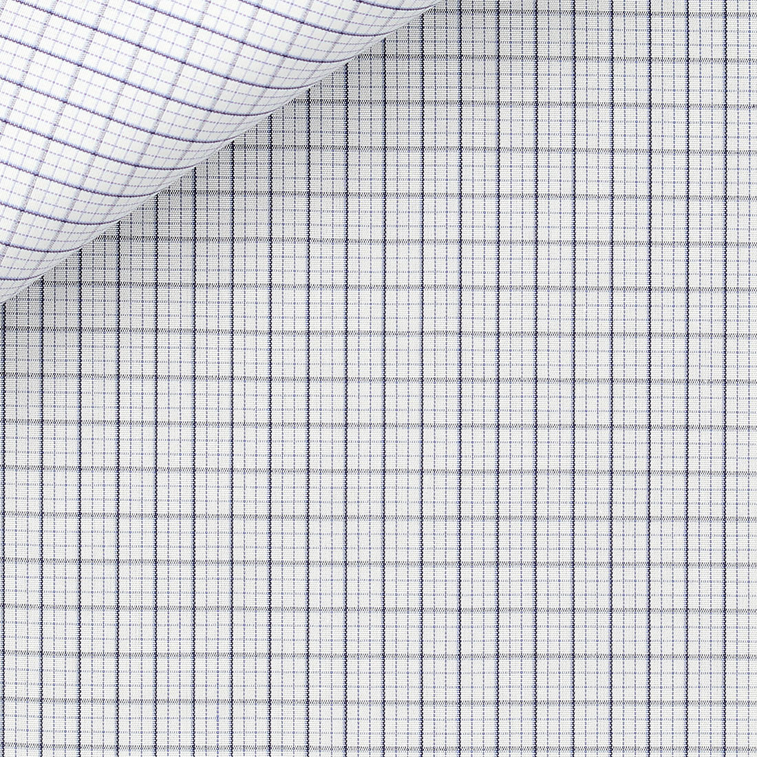 Poplin Check Pattern Blue