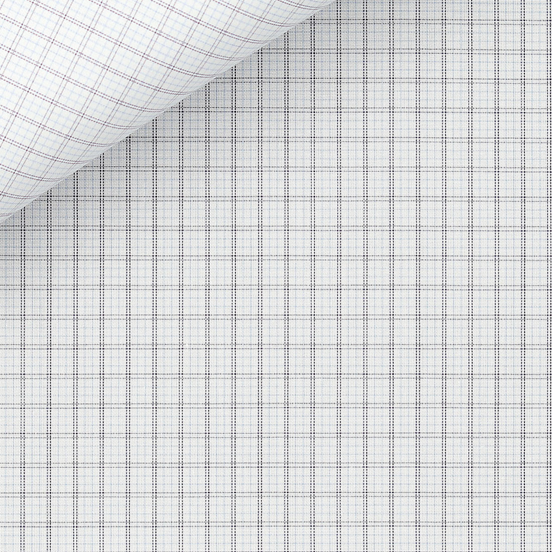 Poplin Check Pattern Blue