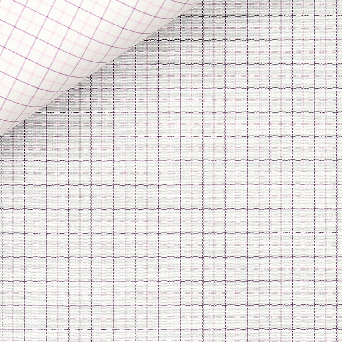 Poplin Check Pattern Purple