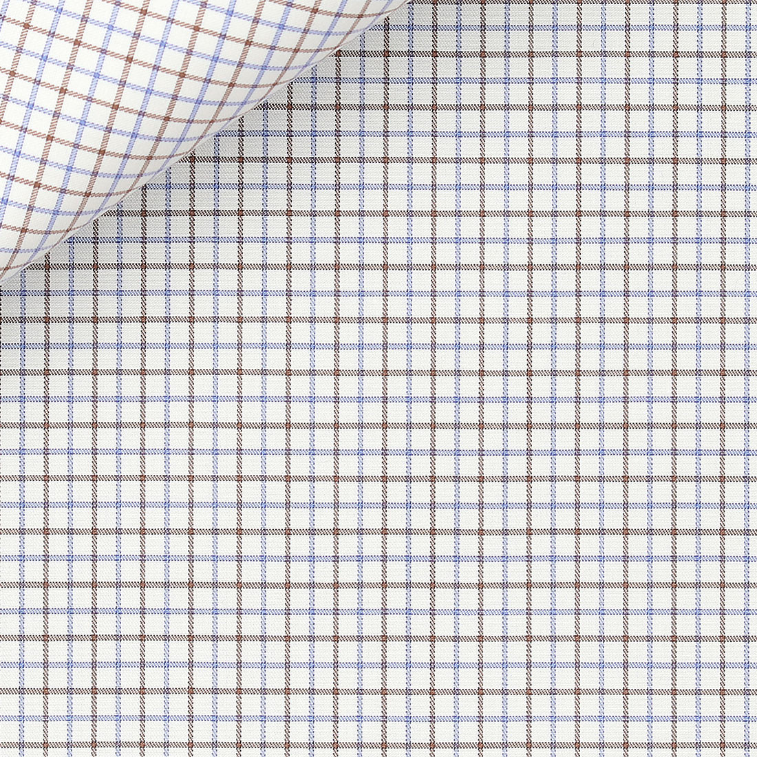 Twill Check Pattern Brown