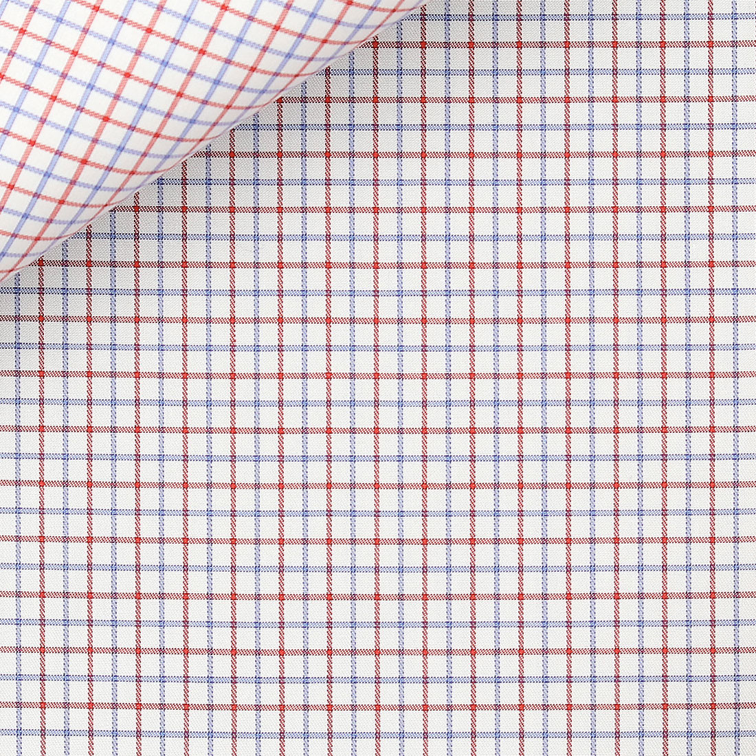 Twill Check Pattern Red