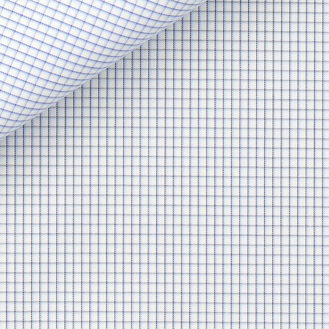 Twill Check Pattern Blue