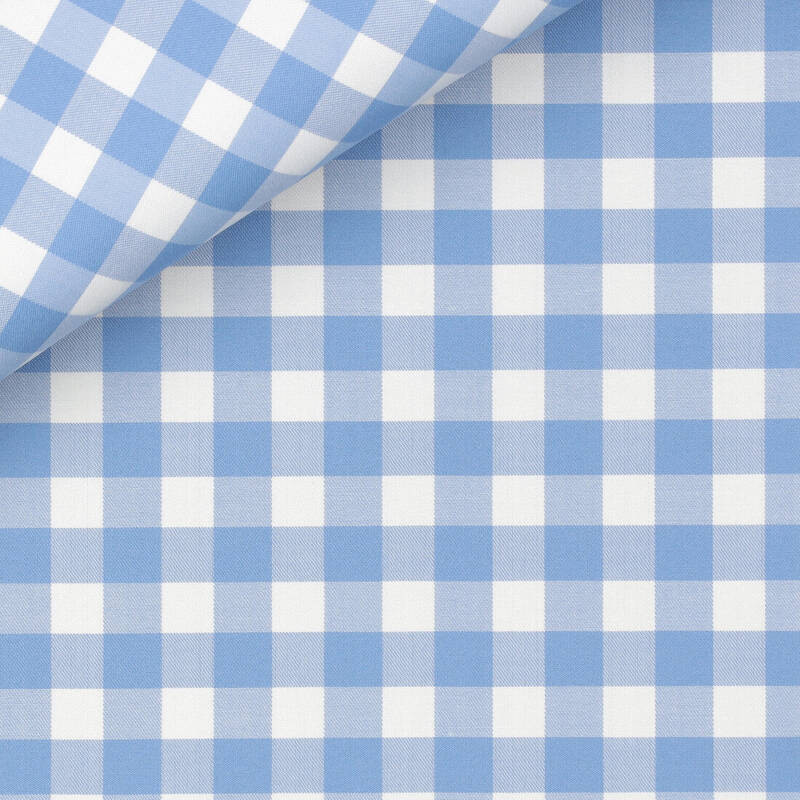 Twill Check Pattern Blue